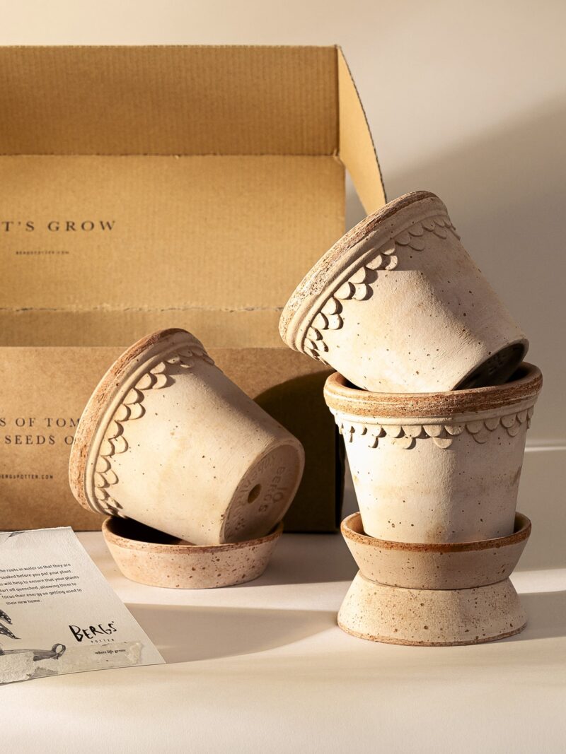 Kobenhavner Raw Rosa Terracotta Pots, Set of 3