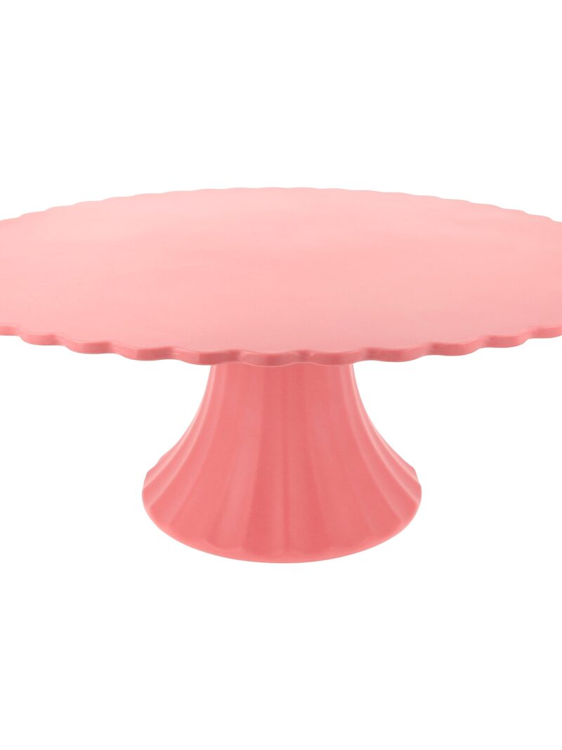 Large Reusable Bamboo Cake Stand, Pink