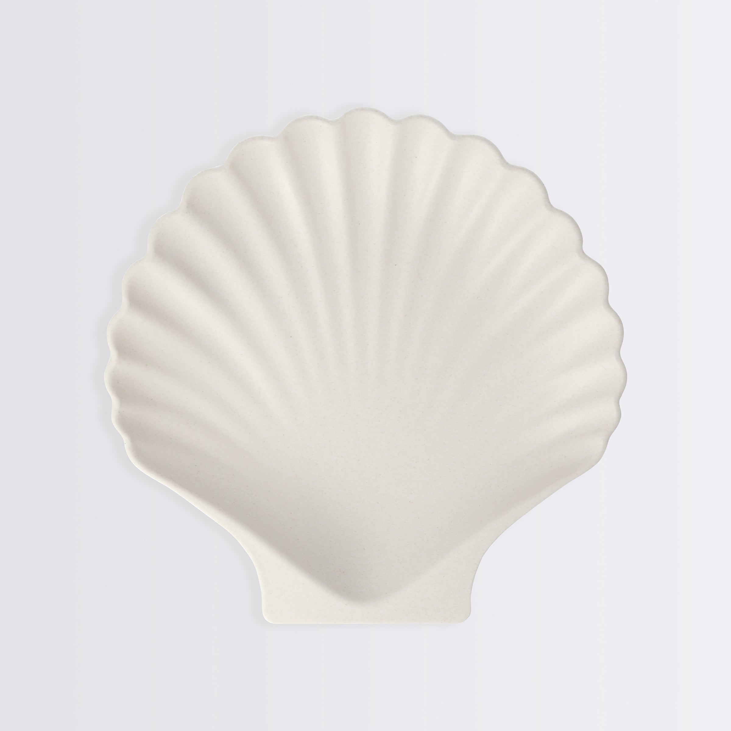 Natural Reusable Bamboo Shell Plates, Set of 6
